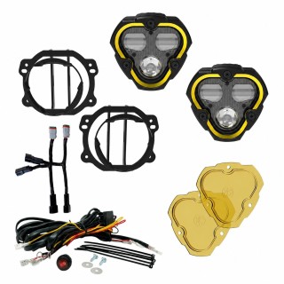 KC HiLiTES FLEX ERA 3 Dual Mode SAE - Jeep JK/JL/JT zderzak plastikowy