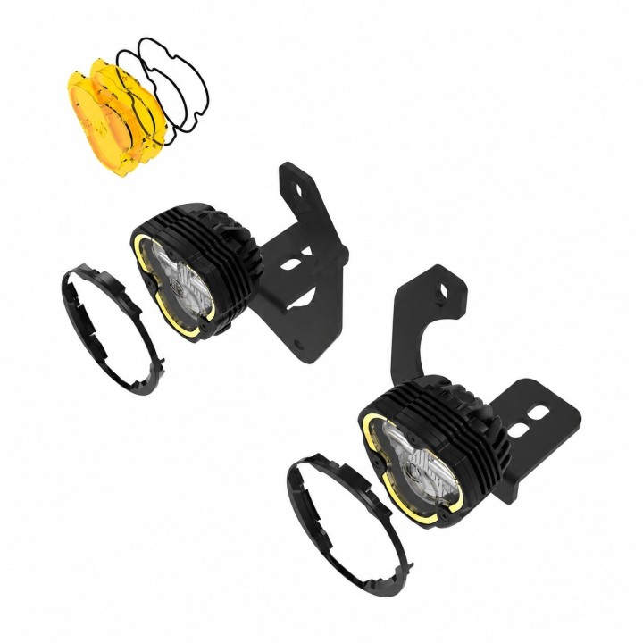 KC HiLiTES FLEX ERA 3 Dual Mode SAE - Jeep JK/JL/JT zderzak stalowy Mopar - ujęcie 2