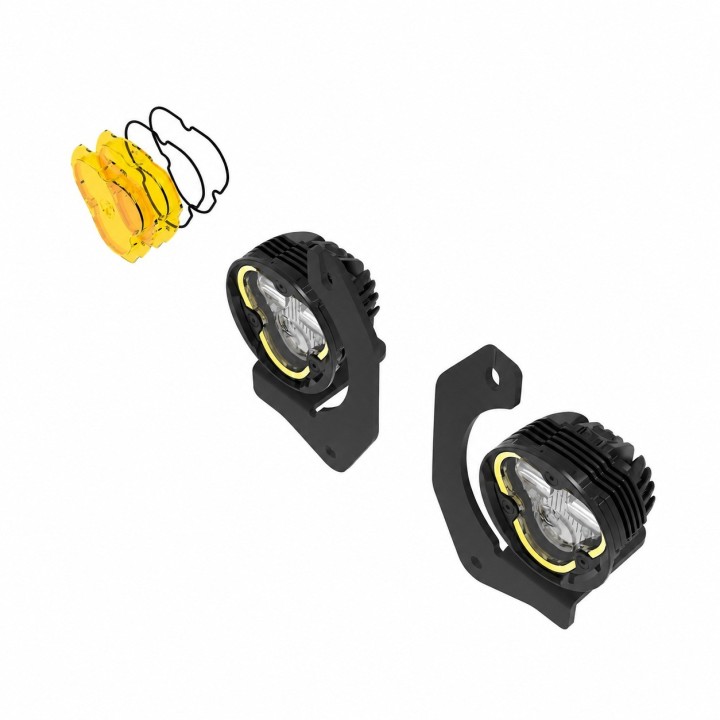 KC HiLiTES FLEX ERA 3 Dual Mode SAE - Jeep JK/JL/JT zderzak stalowy Mopar - ujęcie 3