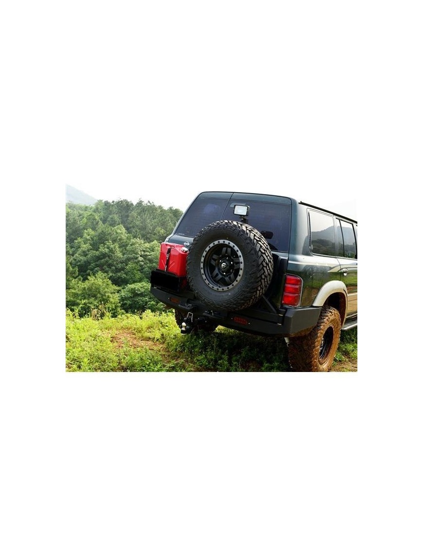 Tylny stalowy zderzak Snakeman 4WD — Nissan Patrol Y61 (SNBR02) IRONMAN 4x4 - ujęcie 2 Tylny stalowy zderzak Snakeman 4WD — Nissan Patrol Y61 (SNBR02) IRONMAN 4x4 - ujęcie 2
