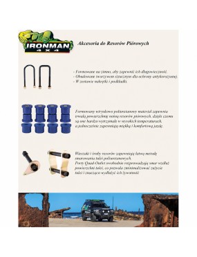 Komplet tulei resorów IRONMAN4X4 — Fiat Fullback, Mitsubishi Triton MQ-MR L200 (1200UK) - ujęcie 6