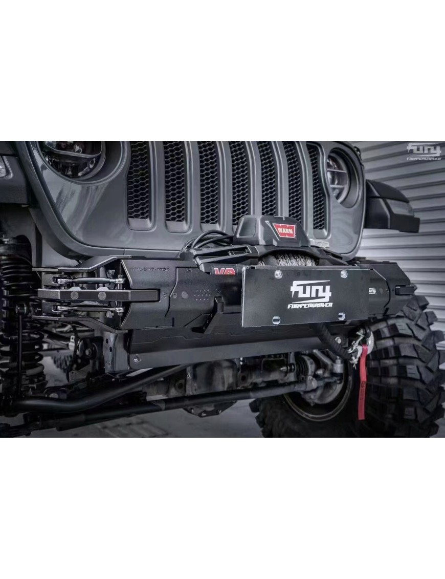 Zderzak przedni FURY Jeep Wrangler JL / JLU 2018+ aluminium