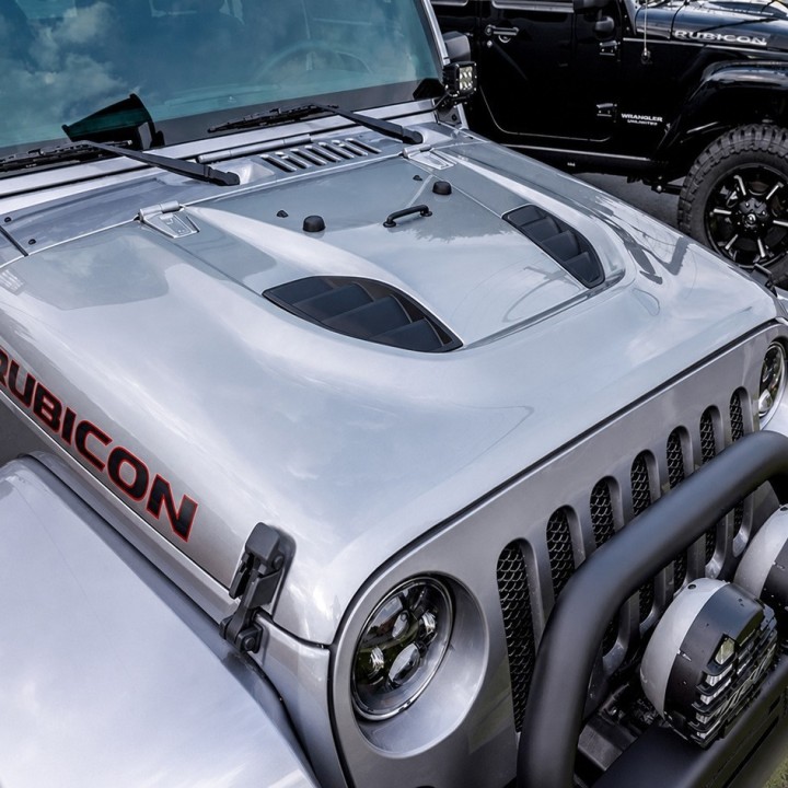 Stalowa pokrywa silnika | maska Snakeman 4WD — Jeep Wrangler JK (SNH01) - ujęcie 6