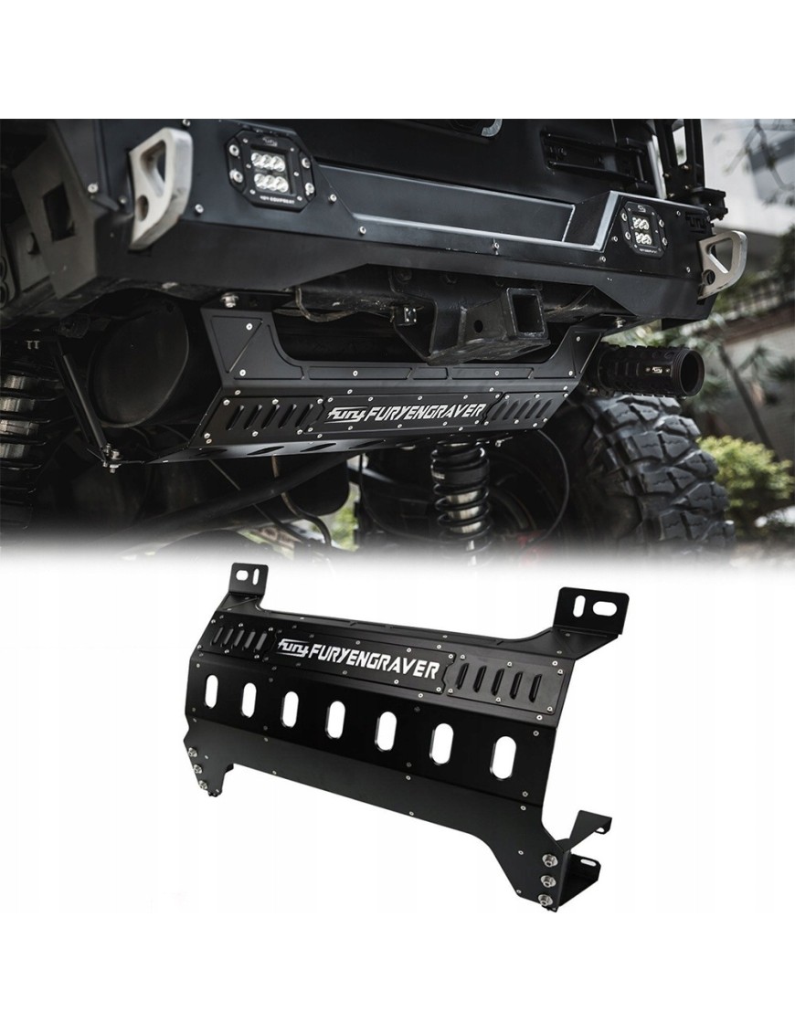 Bagażnik dachowy platforma FURY Jeep Wrangler JLU 2018+