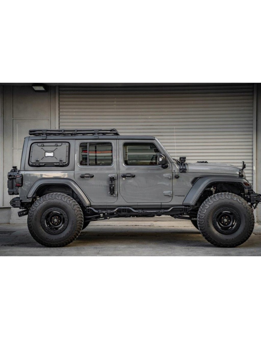 Progi aluminiowe FURY Jeep Wrangler JLU 2018+