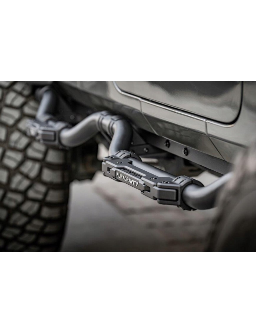 Progi aluminiowe FURY Jeep Wrangler JLU 2018+