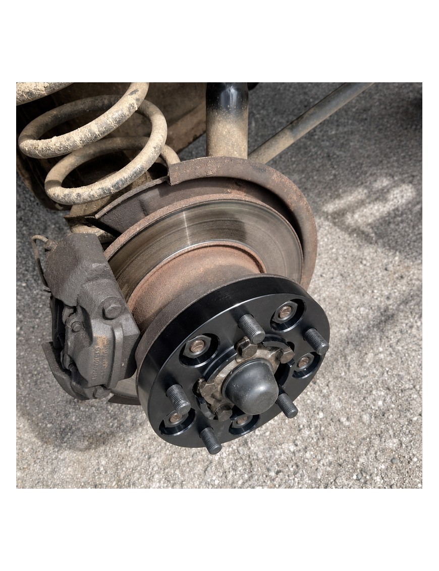 Dystanse kół Snakeman 4WD 25 mm 5x165,1 z centrowaniem — Land Rover Defender, Discovery I (komplet)