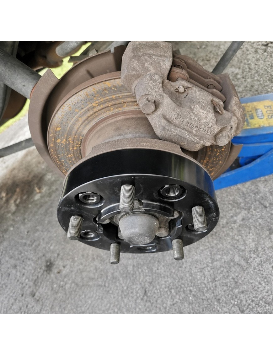 Dystanse kół Snakeman 4WD 30 mm 5x165,1 czarne, z centrowaniem — Land Rover Defender, Discovery I (4 szt.)