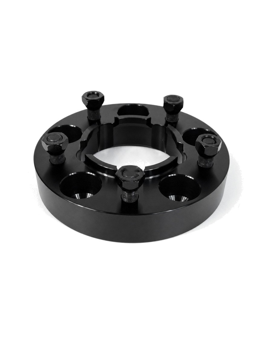 Dystanse kół Snakeman 4WD 30 mm 5x165,1 czarne, z centrowaniem — Land Rover Defender, Discovery I (4 szt.)