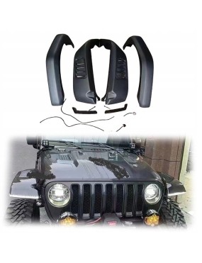 Poszerzenia aluminiowe z lampami LED Jeep Wrangler JL JLU - komplet 4 szt.