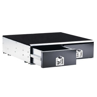 Podwójna szuflada marki IRONMAN4X4 - locksafe twin drawers - 1300mm (ITD1300) - ujęcie 2