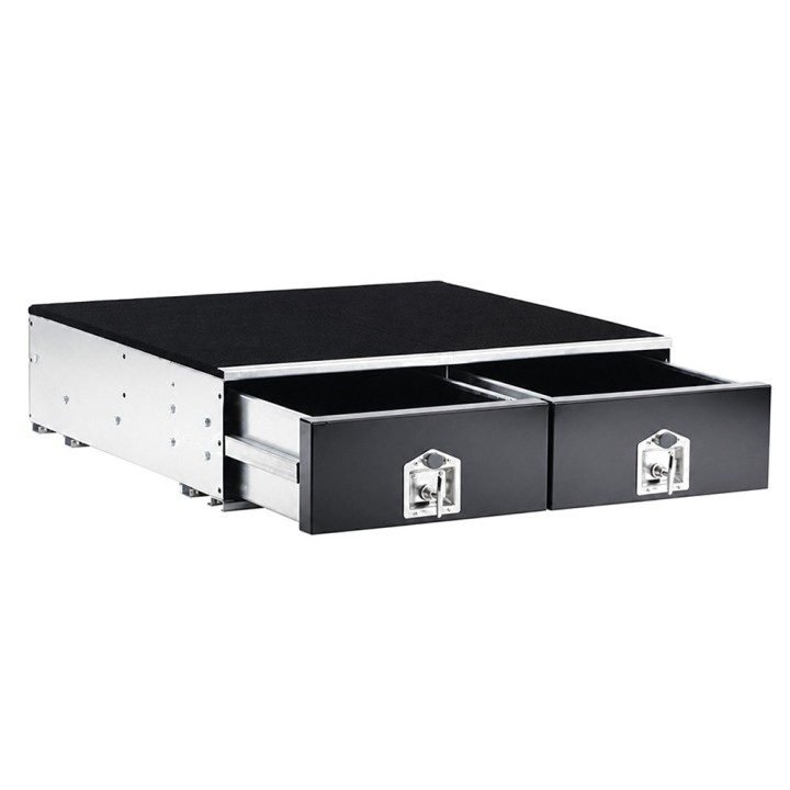 Podwójna szuflada marki IRONMAN4X4 - locksafe twin drawers - 1300mm (ITD1300) - ujęcie 3