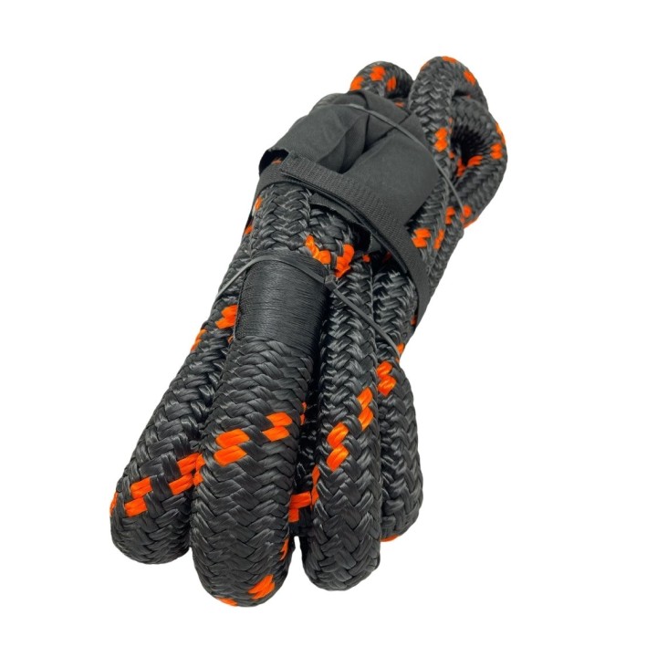 Lina kinetyczna czarno-pomarańczowa zakończona wzmocnionymi uszami Snakeman 4WD (SNLB32) - ujęcie 5