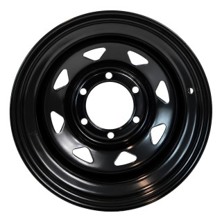Felga stalowa czarna 15x8 | ET-25 Snakeman 4WD — Nissan Patrol, Nissan Navara D21/D22 (SNFC15X8-6x139,7X110/-25/B)