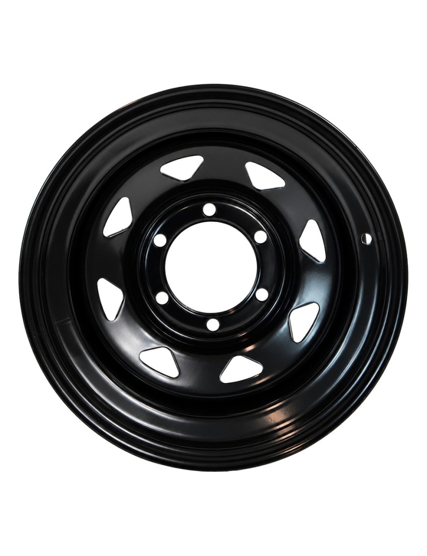 Felga stalowa czarna 15x8 | ET-25 Snakeman 4WD — Nissan Patrol, Nissan Navara D21/D22 (SNFC15X8-6x139,7X110/-25/B)