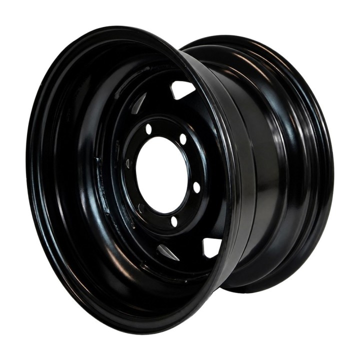 Felga stalowa czarna 15x8 | ET-25 Snakeman 4WD — Nissan Patrol, Nissan Navara D21/D22 (SNFC15X8-6x139,7X110/-25/B) - ujęcie 3