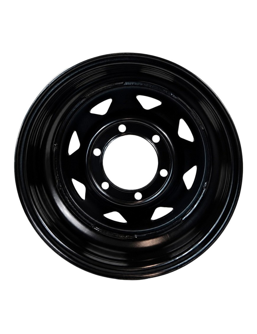 Felga stalowa czarna 15x8 | ET-25 Snakeman 4WD — Nissan Patrol, Nissan Navara D21/D22 (SNFC15X8-6x139,7X110/-25/B)