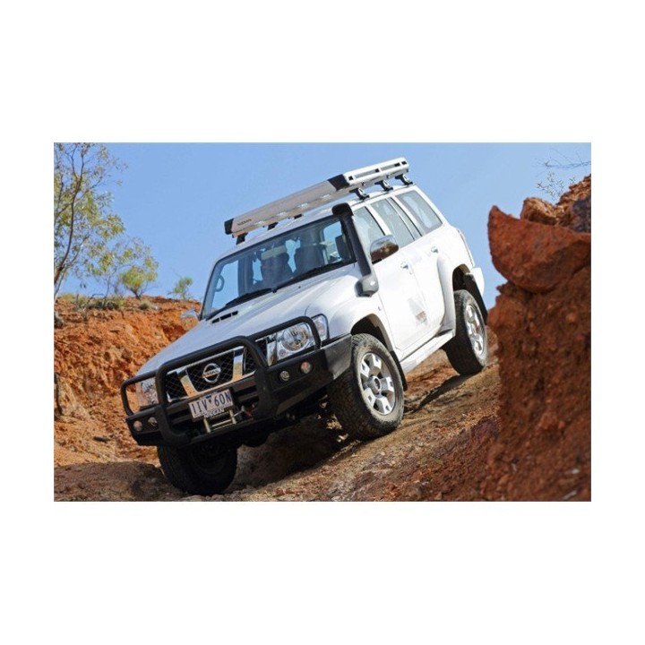 Snorkel Snakeman 4WD, lewa strona — Nissan Patrol Y61 (SNS31) - ujęcie 3