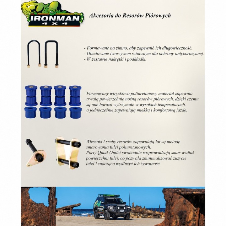 Wachacze górne pro-forge IRONMAN4X4 — Ford Ranger Next-gen, Volkswagen Amarok, Ford Everest (UCA110FA-9) - ujęcie 3