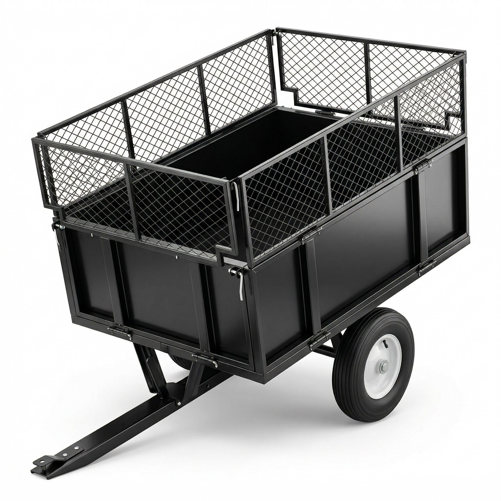 Przyczepka ogrodowa z kiprem Barracuda B-TC3080, 300 kg, do quada i traktorka