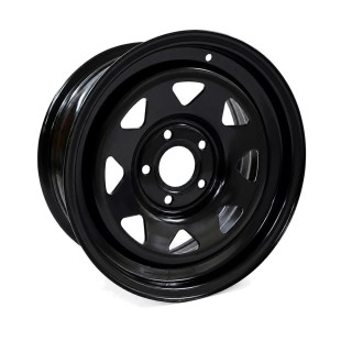Felga stalowa czarna 16x7 | ET 25 Snakeman 4WD — Land Rover Discovery, Chevrolet Blazer S10 (SNFC16X7-5x120,65X71/25/B)