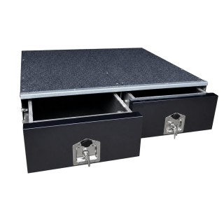 Podwójna szuflada marki IRONMAN4X4 - locksafe WTIN drawers - 1000MM (ITD1000UC)