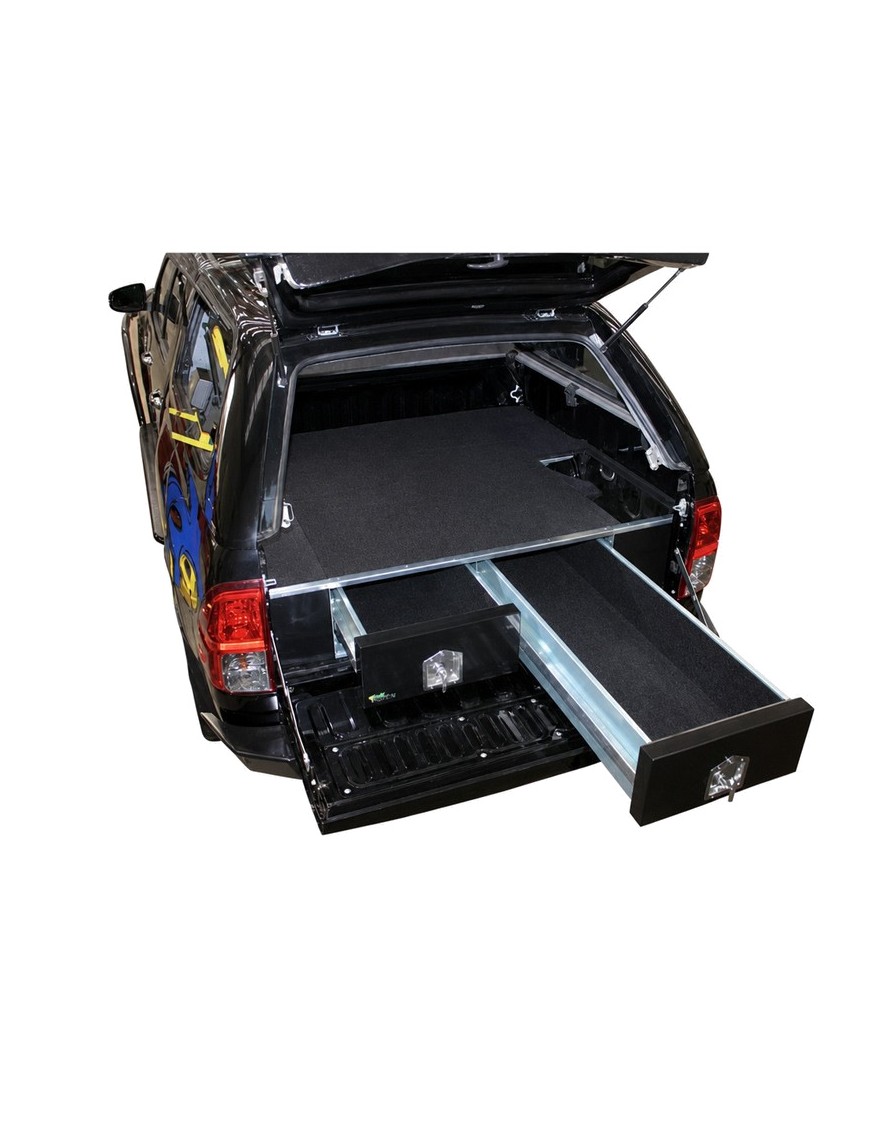 Podwójna szuflada marki IRONMAN4X4 - locksafe WTIN drawers - 1000MM (ITD1000UC) - ujęcie 2