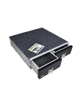 Podwójna szuflada marki IRONMAN4X4 - locksafe WTIN drawers - 1000MM (ITD1000UC) - ujęcie 4