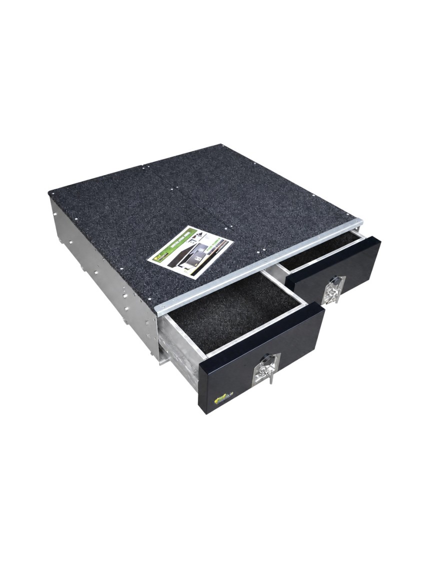 Podwójna szuflada marki IRONMAN4X4 - locksafe WTIN drawers - 1000MM (ITD1000UC) - ujęcie 4