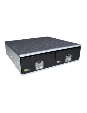 Podwójna szuflada marki IRONMAN4X4 - locksafe WTIN drawers - 1000MM (ITD1000UC) - ujęcie 5