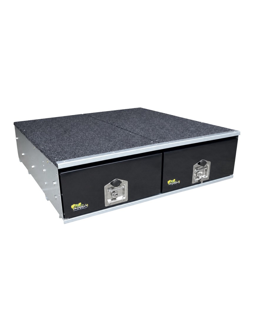 Podwójna szuflada marki IRONMAN4X4 - locksafe WTIN drawers - 1000MM (ITD1000UC) - ujęcie 5