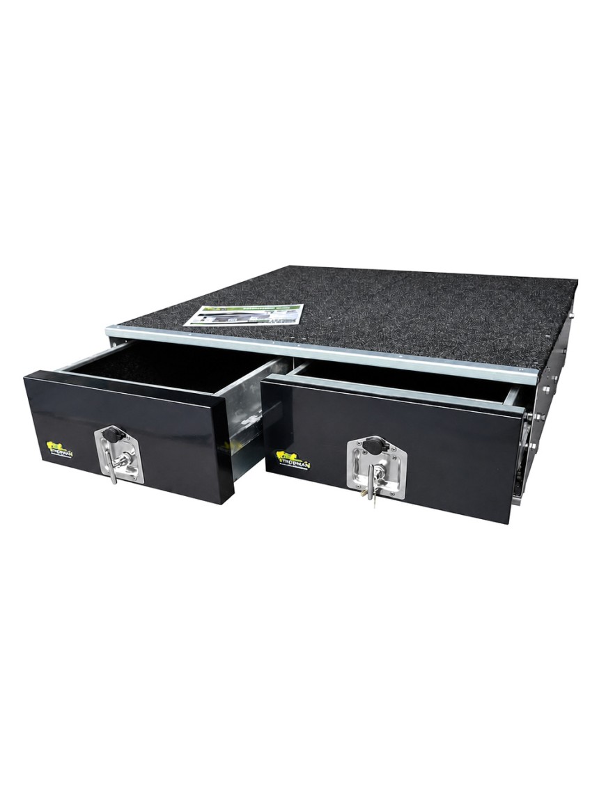 Podwójna szuflada marki IRONMAN4X4 - locksafe WTIN drawers - 1000MM (ITD1000UC) - ujęcie 6