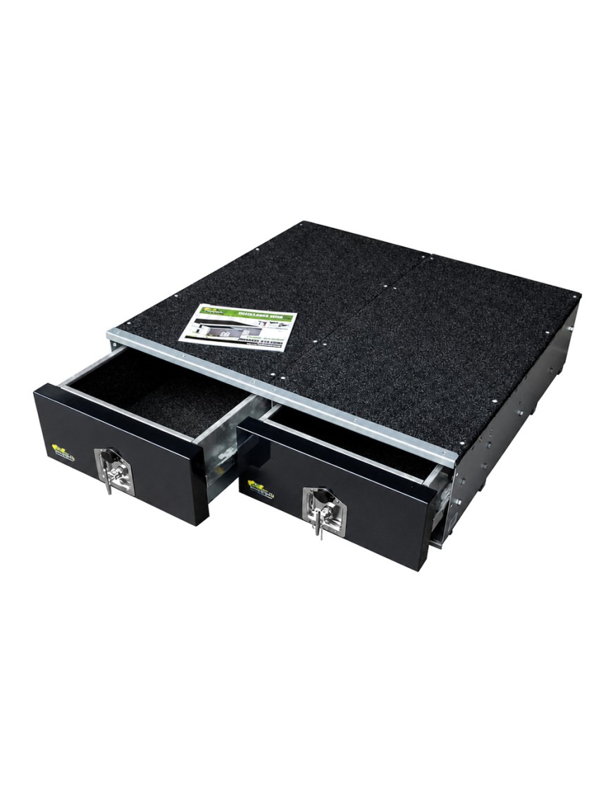 Podwójna szuflada marki IRONMAN4X4 - locksafe WTIN drawers - 1000MM (ITD1000UC) - ujęcie 7
