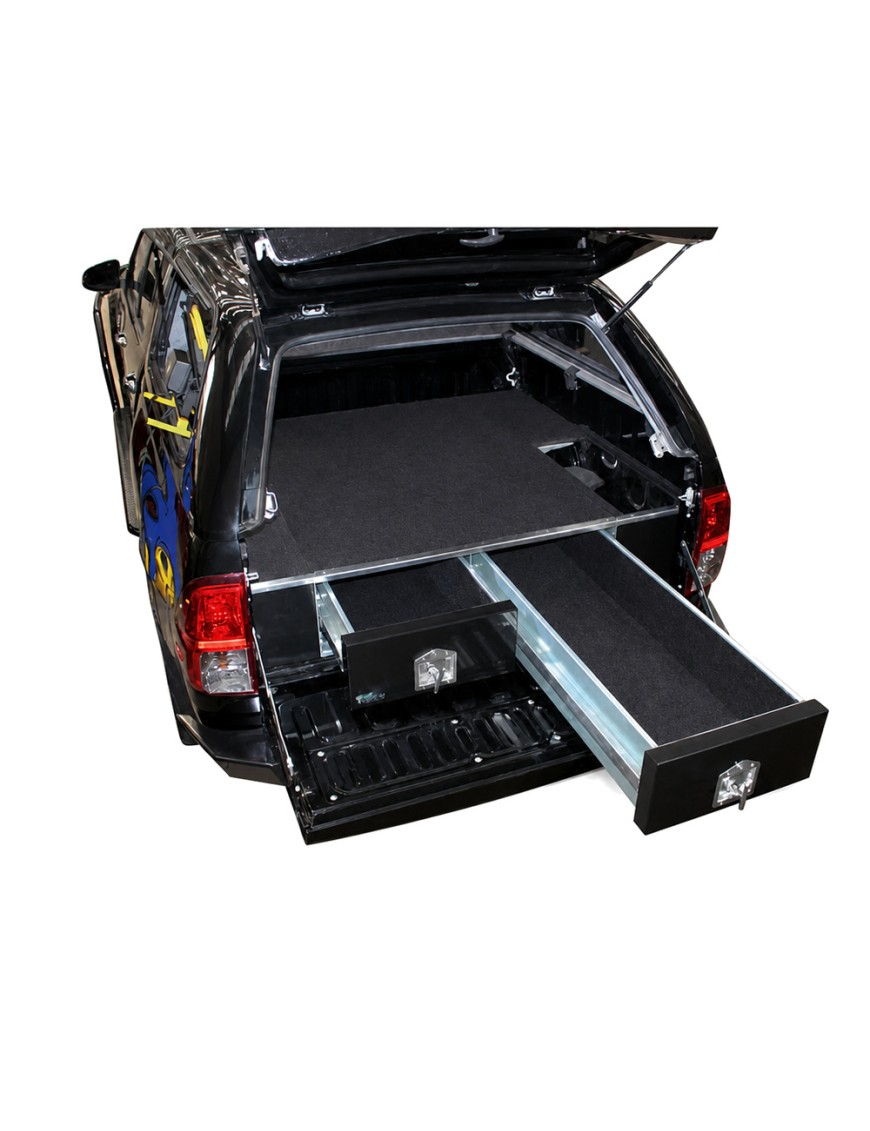 Podwójna szuflada marki IRONMAN4X4 - locksafe WTIN drawers - 1000MM (ITD1000UC) - ujęcie 8