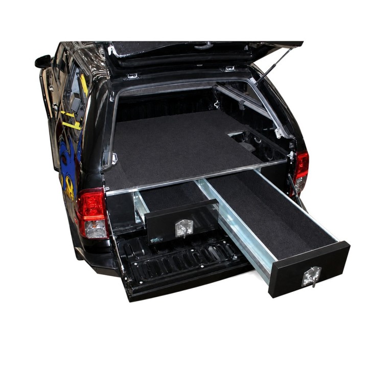 Podwójna szuflada marki IRONMAN4X4 - locksafe WTIN drawers - 1000MM (ITD1000UC) - ujęcie 8
