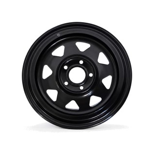 Felga stalowa czarna 16x7 | ET10 Snakeman 4WD — Chevrolet Tracker, Daihatsu Rocky, Jeep CJ - ujęcie 2
