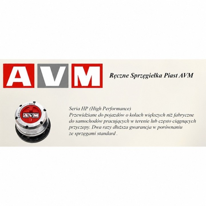 Sprzęgło piasty AVM — Toyota Land Cruiser, Toyota Land Cruiser FZJ, Toyota Hilux (AVM421HP) - ujęcie 6
