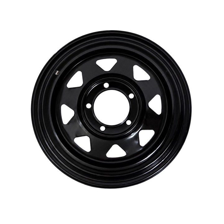 Felga stalowa czarna 16x7 | ET 08 Snakeman 4WD — Land Rover Discovery I, Land Rover Defender - ujęcie 4