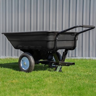 Przyczepka-taczka ogrodowa wywrotka Barracuda BTC3080PL, 400 kg, koła 16"