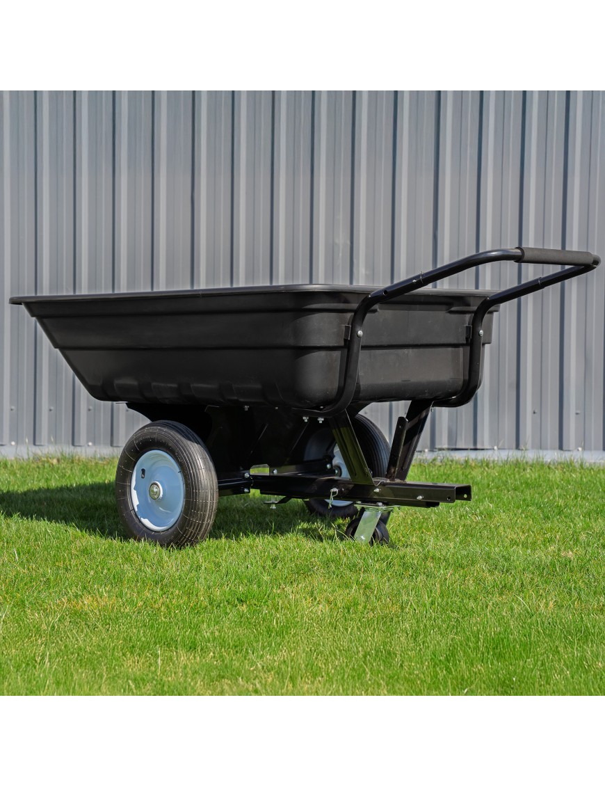Przyczepka-taczka ogrodowa wywrotka Barracuda BTC3080PL, 400 kg, koła 16"