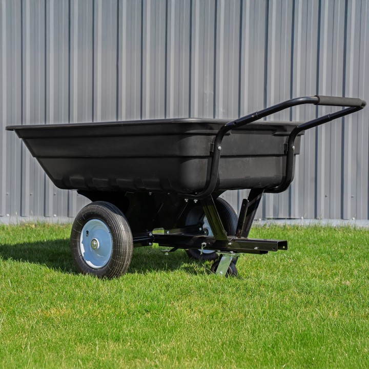 Przyczepka-taczka ogrodowa wywrotka Barracuda BTC3080PL, 400 kg, koła 16"