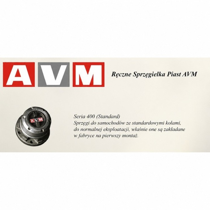 Sprzęgło piasty AVM — Nissan Mistral, Nissan Navara D21, Nissan Terrano II (AVM452HP) - ujęcie 6