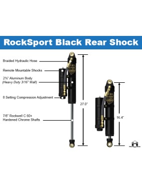 Lift 2,5″ MetalCloak Game Changer RockSport Black - Ineos Grenadier