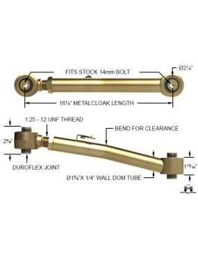 Lift 2,5″ MetalCloak Game Changer RockSport Black - Ineos Grenadier