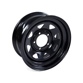 Felga stalowa czarna 16x8 | ET -10 Snakeman 4WD — Dodge Grand Caravan, Jeep Cherokee XJ (SNFC16X8-5X114,3X71,6/-10/B)