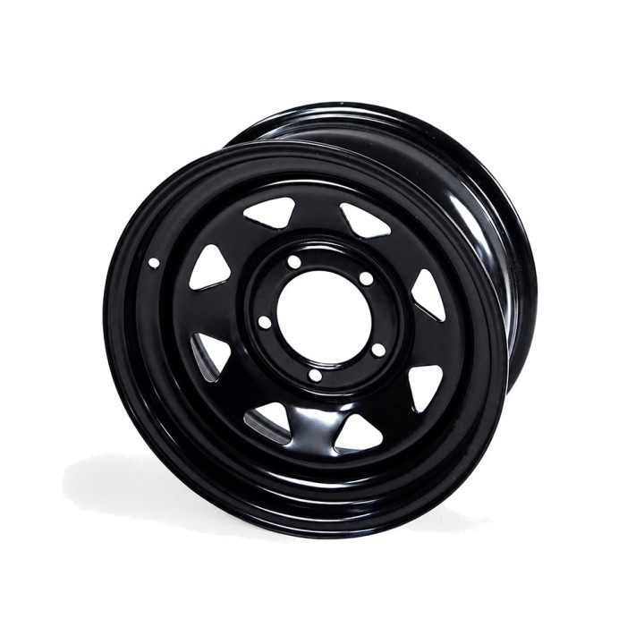 Felga stalowa czarna 16x8 | ET -10 Snakeman 4WD — Dodge Grand Caravan, Jeep Cherokee XJ (SNFC16X8-5X114,3X71,6/-10/B) - ujęcie 4