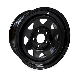 Felga stalowa czarna bigger 16x8 | ET20 Snakeman 4WD — Jeep Grand Cherokee WJ, Jeep Wrangler JK (SNFC16X8-5X127X71,6/20/B)