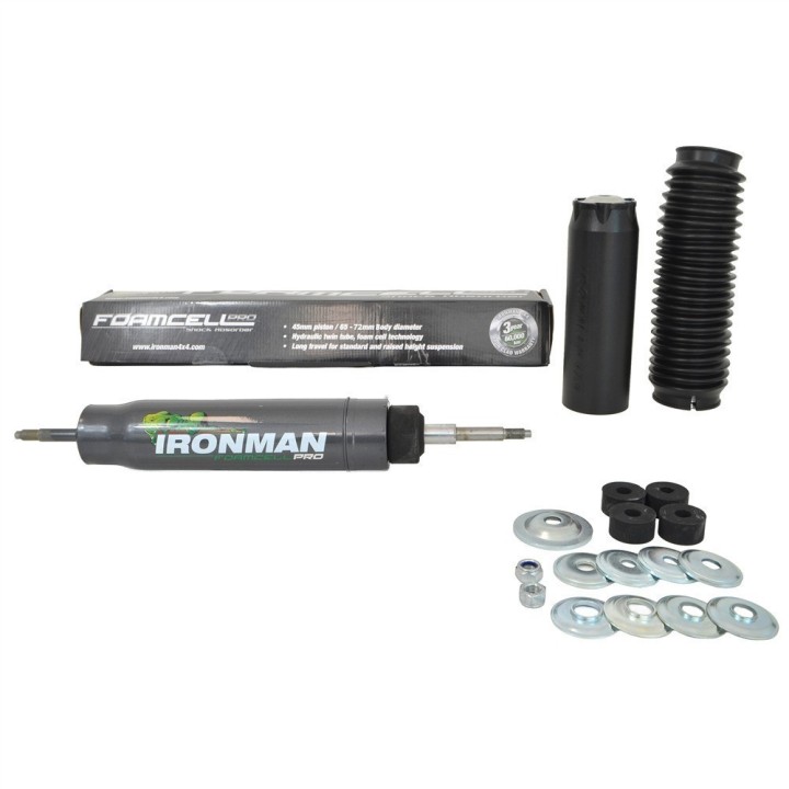 Amortyzator przedni Ironman 4x4 Foam Cell Pro wzmocniony, lift 5" — Nissan Patrol Y60 SWB, Nissan Patrol Y61/Y60 (45091LFE)