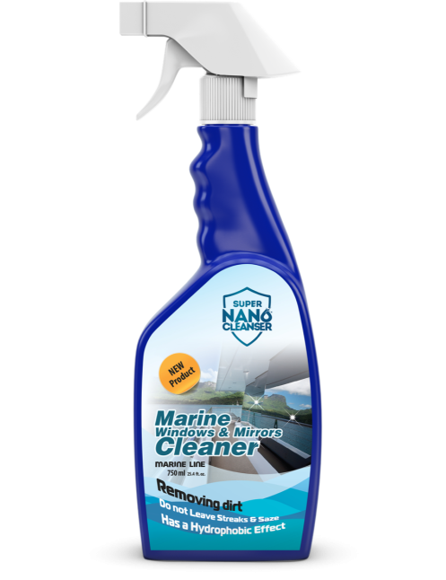 Nanoprotech Marine do mycia szyb i lusterek na łodziach