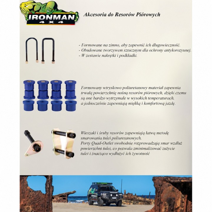 Zestaw do obniżenia tylnych odboi IRONMAN4X4 — Suzuki Jimny JB74 (1249K) - ujęcie 6